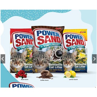 Cát Vệ Sinh Cát Đất Sét Power Sand Bentonite Cat Litter Túi 10L