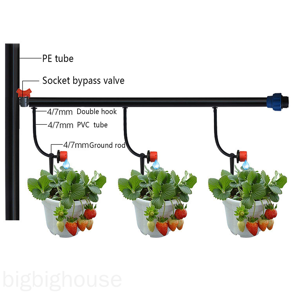 Set 100 Giá Đỡ Ống Nước Tưới Cây 4 / 7mm