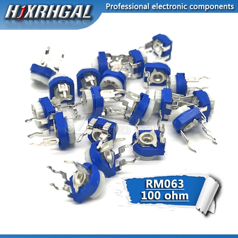 20 Chiết Áp Rm063 Rm-063 100 Ohm 101