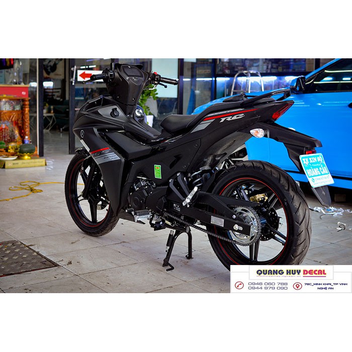 Tem trùm exciter 155 đen xám, tem exciter155, team trùm ex 155, tem xe ex155 đen xám