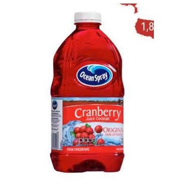 Nước Ép Nam Việt Quất Cranberry Juice hiệu Ocean Spray 1,8L date mới