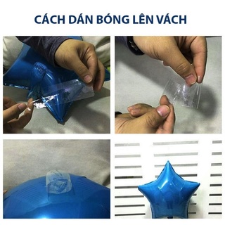 (TẶNG KÈM BƠM KEO ) SET BÓNG SINH NHẬT TÔNG HỒNG MS135