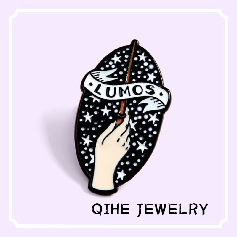 Ghim cài áo QIHE JEWELRY phong cách phim Harry Potter