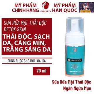 ❤️ Chính Hãng ❤️Sữa Rửa Mặt Detox Skin 8x Beauty 70ml - Dưỡng Da Trắng Sáng Mịn Màng – Thay Thế Nước Tẩy Trang