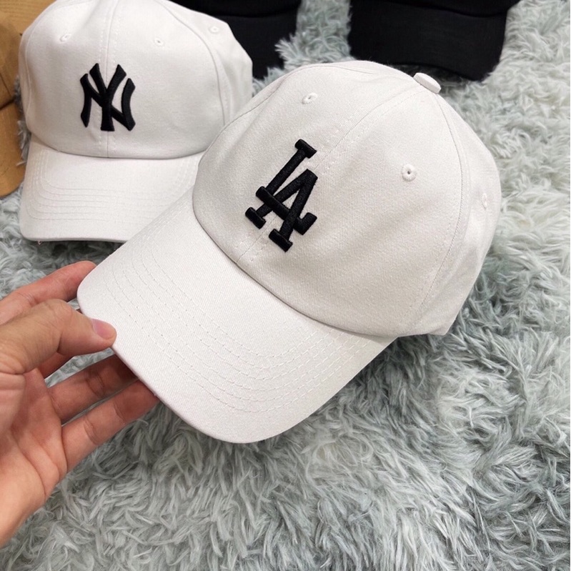 Nón kết Mũ lưỡi trai, mũ bucket NY đen logo đen trắng