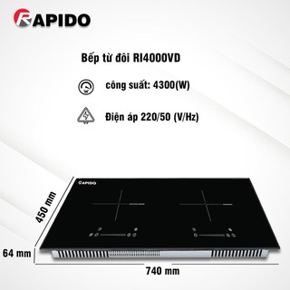 Bếp Từ Rapido RI4000VD