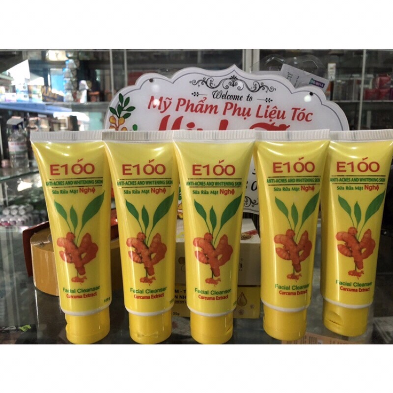 Sữa rửa mặt E100 nghệ 100g
