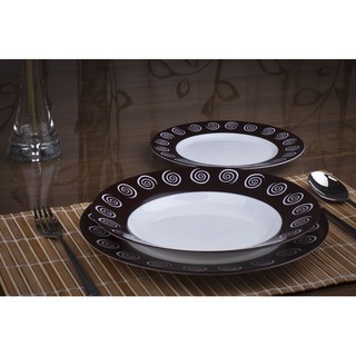 Đĩa thủy tinh Luminarc Sirocco Brown (hàng Pháp)