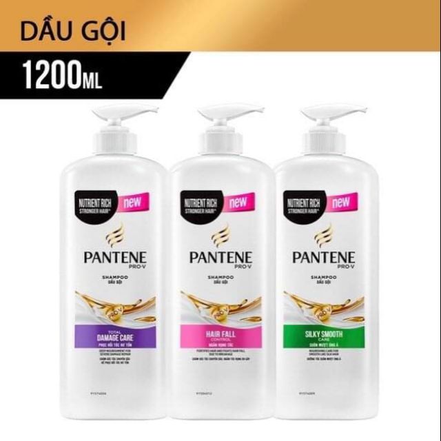 Dầu gội Pantene chai 1200ml