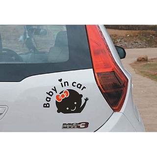 Decal Tem Baby In Car (mẫu 1) MS-65