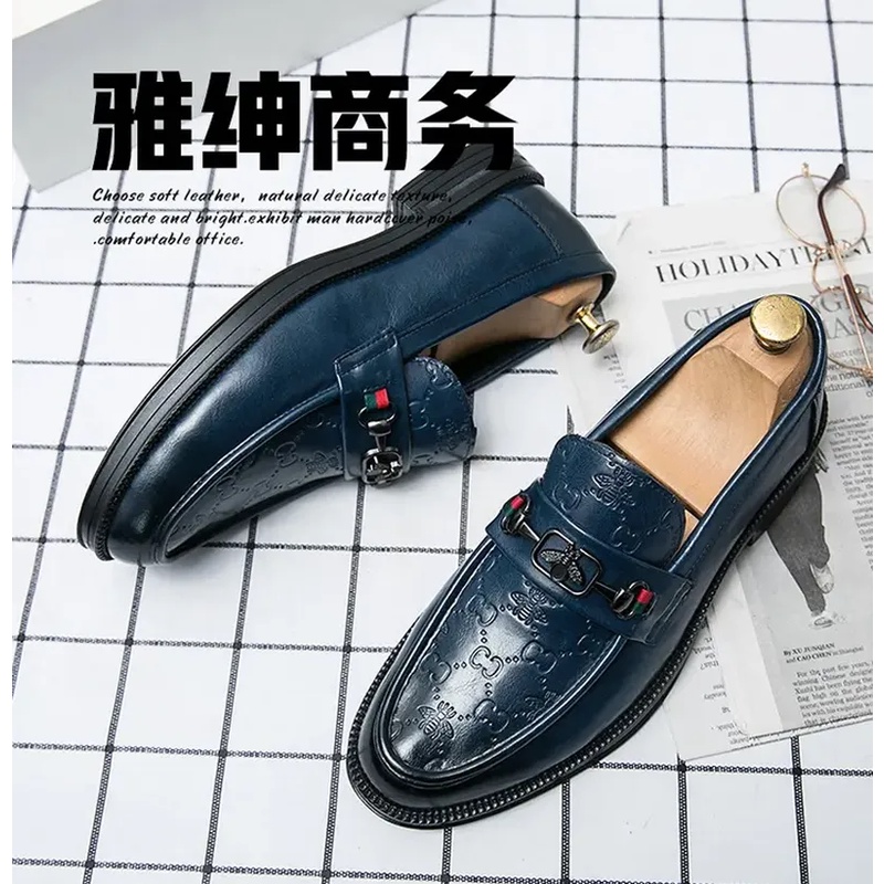 Giày Da Lười Phong Cách Ý Thời Trang Cho Nam 37-45