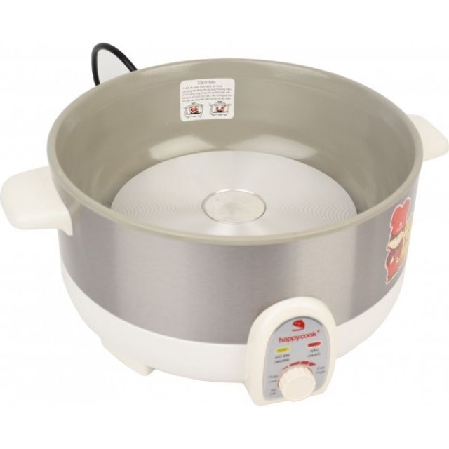 Nồi lẩu đa năng có xửng hấp HappyCook 3,5lít