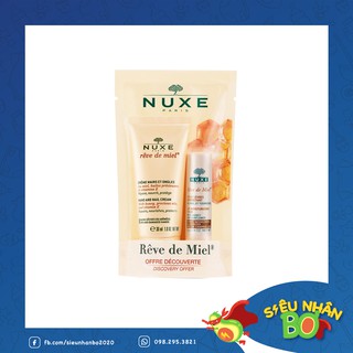 Set Kem Dưỡng Tay 30ml và Son Dưỡng Môi Nuxe Reve de Miel 4g