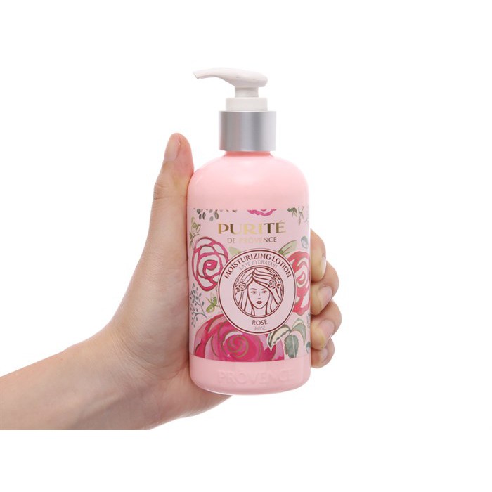 (Chính hãng) Sữa Dưỡng Thể PURITE PROVENCE Chiết Xuất Hoa Anh Đào và Hoa Hồng 250ml