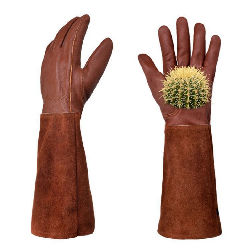 Găng Tay Làm Vườn Bằng Da Cừu Chống Đâm Thủng Cho Nam Và Nữ