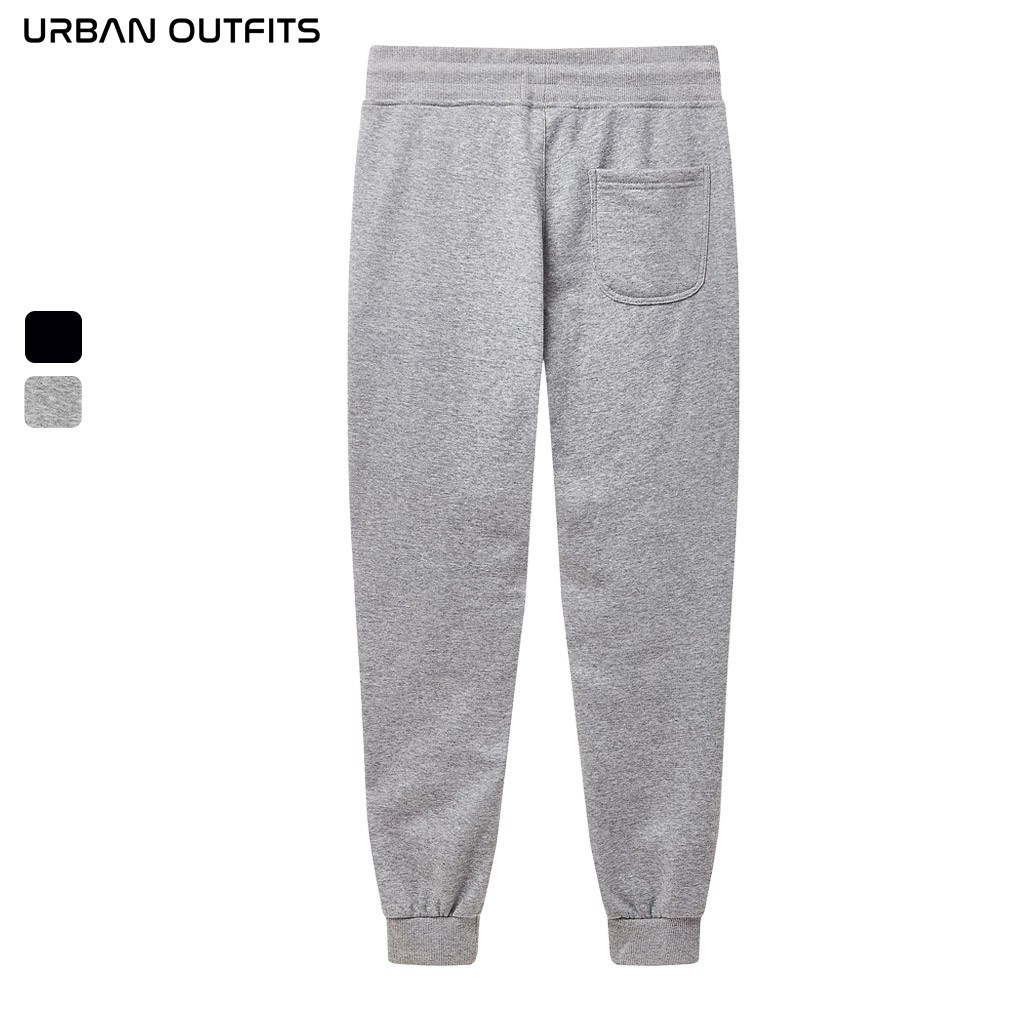 Quần Jogger Nam Nữ URBAN OUTFITS Ống Suông Trơn JOR04 Co Bo Thun Cotton Nỉ