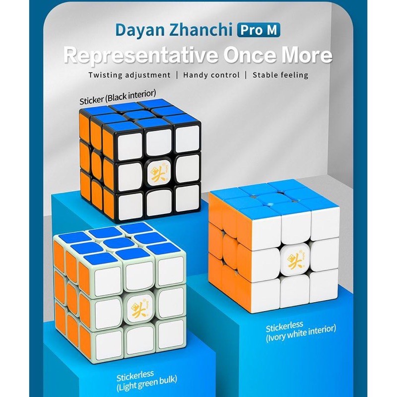 Rubik Dayan Zhanchi Pro có nam cham cao cấp chính hãng Dayan