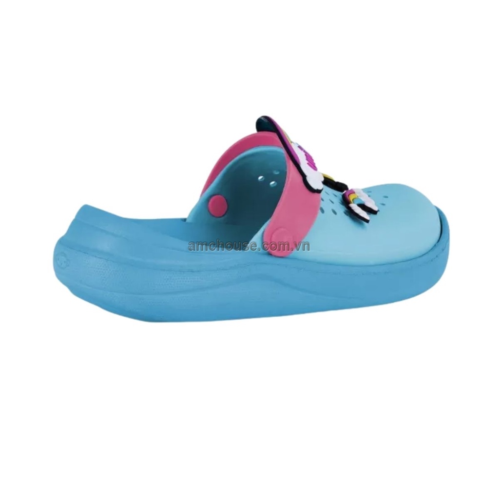 Sục nhựa đúc bít mũi mềm Thái Lan bé trai, bé gái Công chúa - Ngựa Pony - Cầu vồng MONOBO - Moniga DN01 Kids