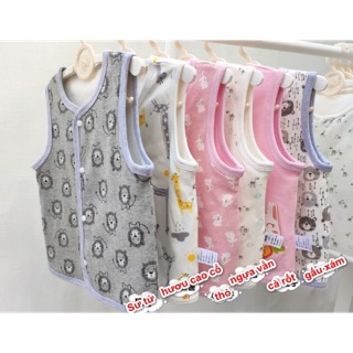 Áo gile cotton 2 lớp bé trai bé gái