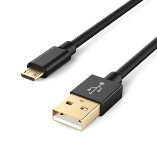 [Freeship toàn quốc từ 50k] Bộ 2 Cáp Sạc Aukey Nylon Micro USB 1m - CB-HD1
