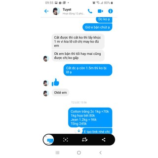 Combo sét vải 55k