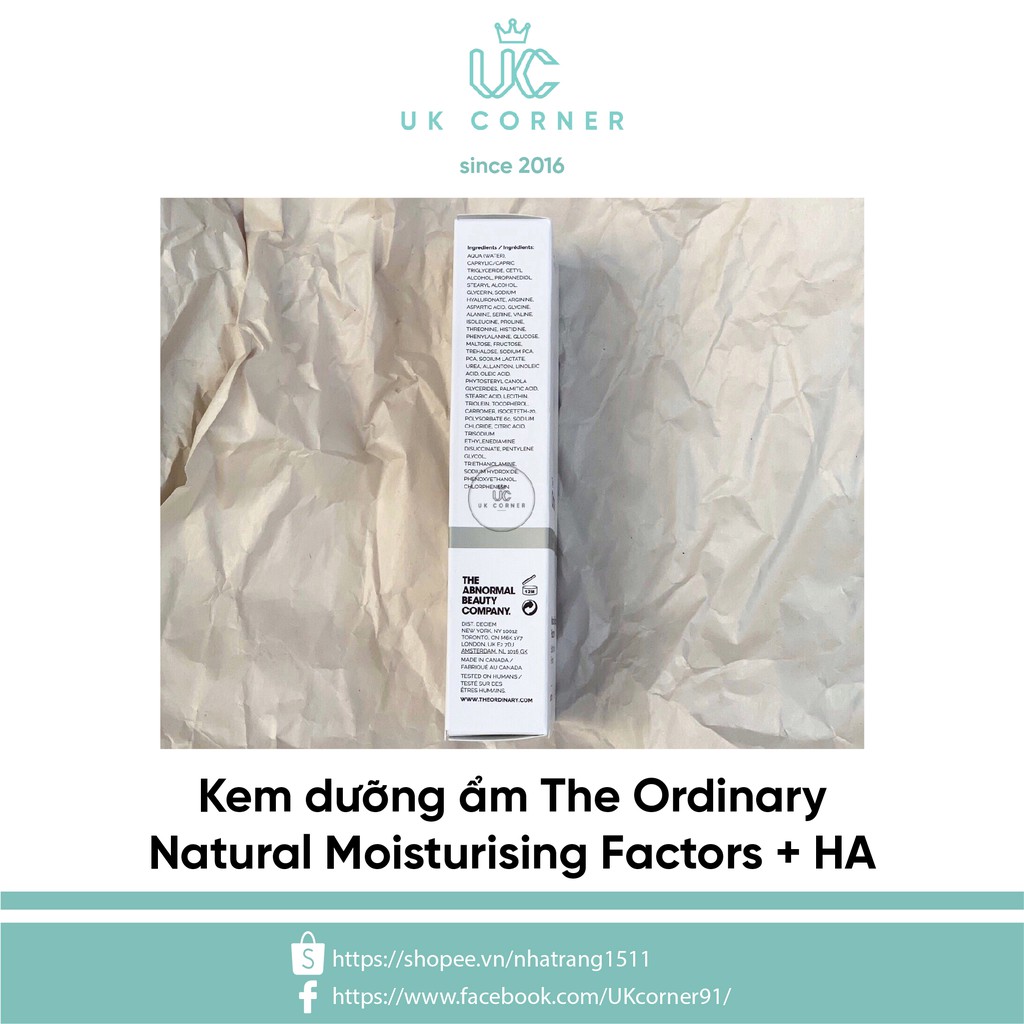 Kem dưỡng ẩm The Ordinary Natural Moisturising Factors + HA 30ml | BigBuy360 - bigbuy360.vn