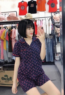 Bộ ngủ chất Kate Thái