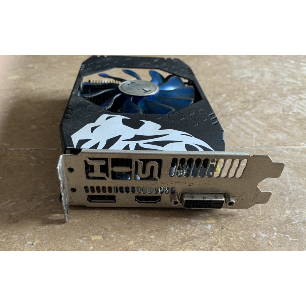 Card màn hình HIS RX460 4GB cũ, Vga chơi game HIS rx460 mạnh ngang GTX950
