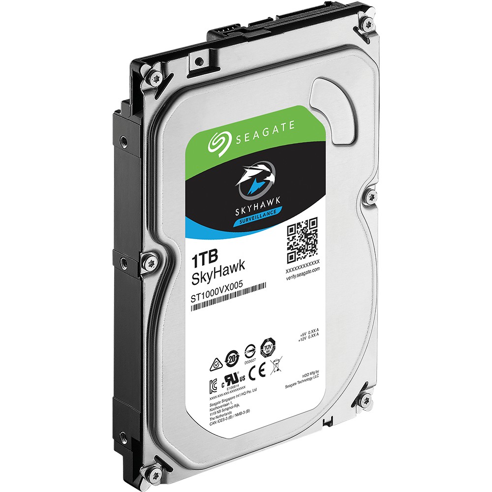 Ổ cứng HDD Seagate Skyhawk 1TB 3.5" SATA 3 ST1000VX005 (Bảo Hành 36 tháng, chuyên dụng camera) | BigBuy360 - bigbuy360.vn