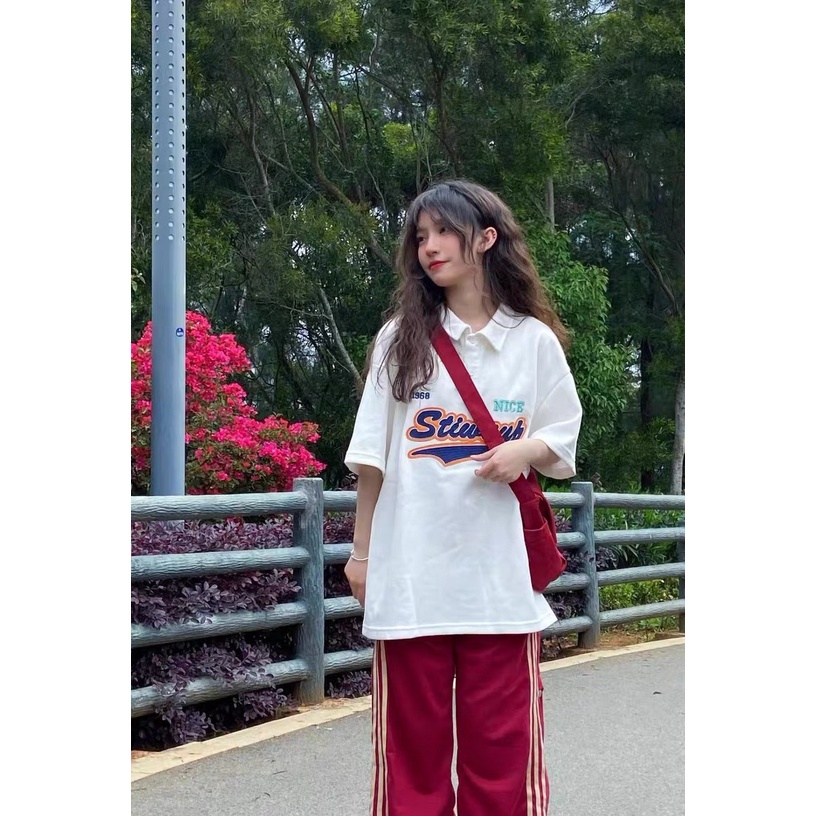 Áo polo Stiw RUBY chất bo cotton dầy đẹp mịn, lên from chuẩn đứng, unisex 60kg trở xuống