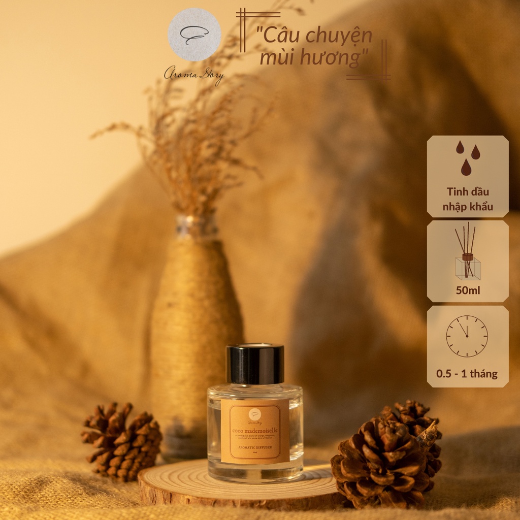 Tinh Dầu Khuếch Tán Aroma Story Hương Nước Hoa Coco Mademoiselle Size 50ml/100ml