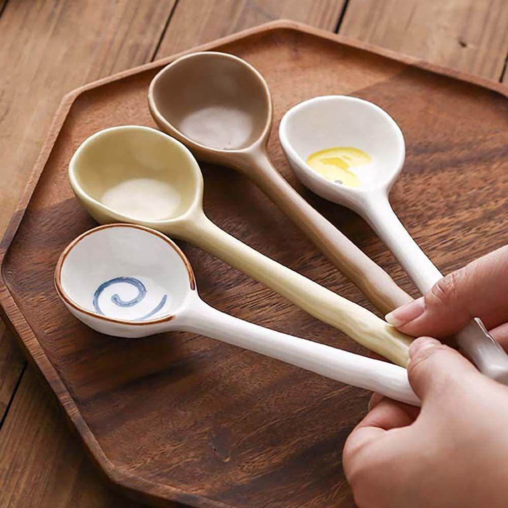 Muỗng Ăn Kem Cán Dài Phong Cách Nhật Bản