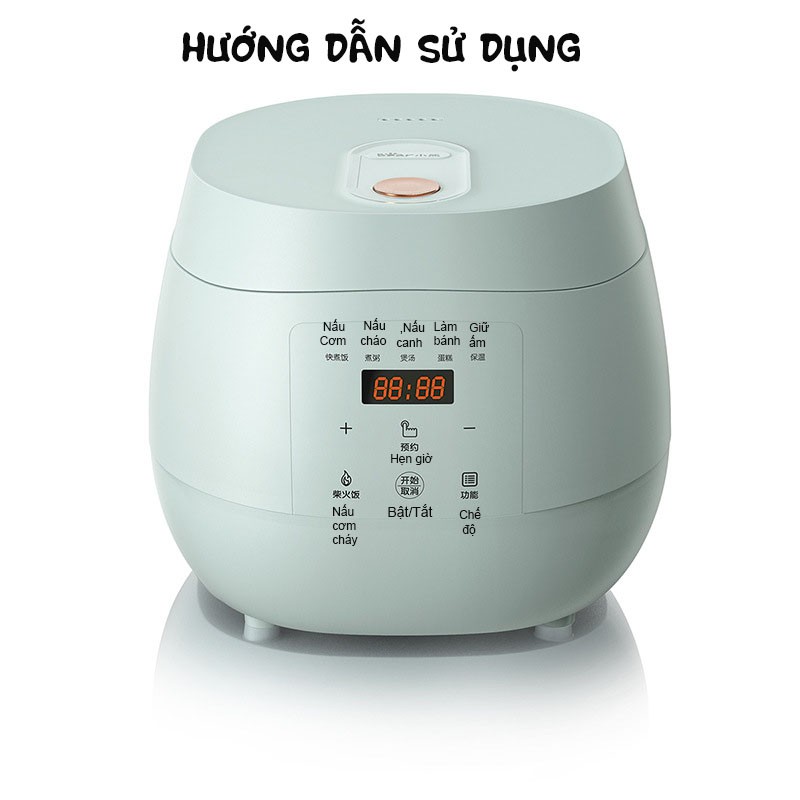 [Mã ELHADEV giảm 4% đơn 300K] Nồi Cơm Điện Đa Năng BEAR B40T1 (Bảo hành 12 tháng)