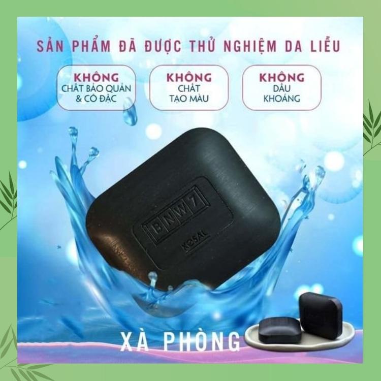 Xà phòng Ngừa mụn  Hàn Quốc B&W7 Than hoạt tính muối tre 100g