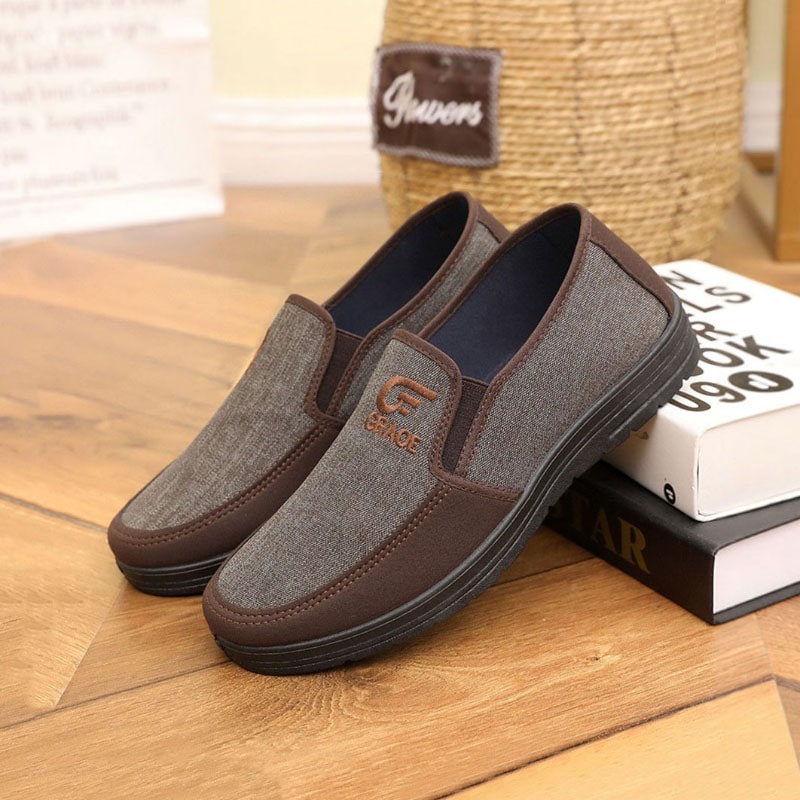 Giày lười vải nam thời trang cao cấp siêu nhẹ thoáng khí
