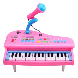 Đàn Piano điện tử 31 phím cho trẻ em 3168 - Màu Hồng