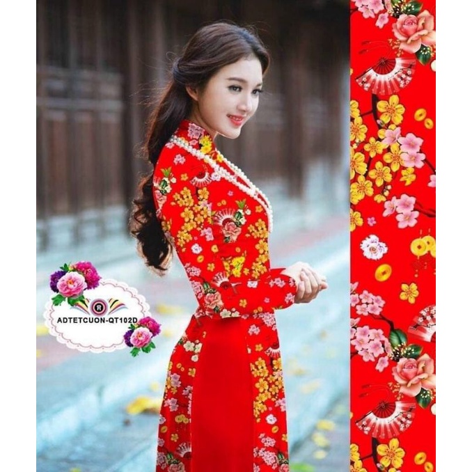 Vải áo dài Tết