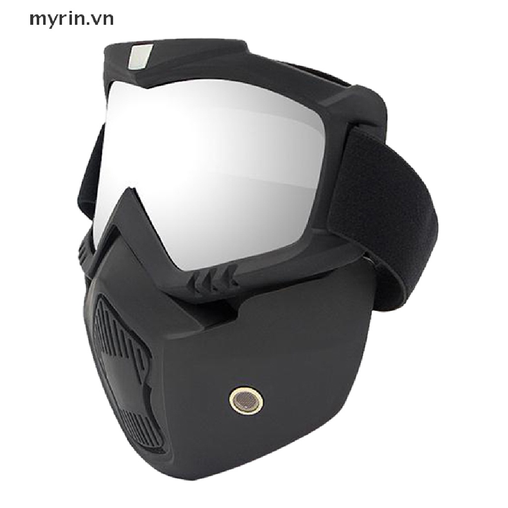 Myrin Mặt Nạ Chiến Thuật Đeo Kính Đi Xe Đạp Xe Máy Trò Chơi Chiến Thuật Ngoài Trời CS VN
