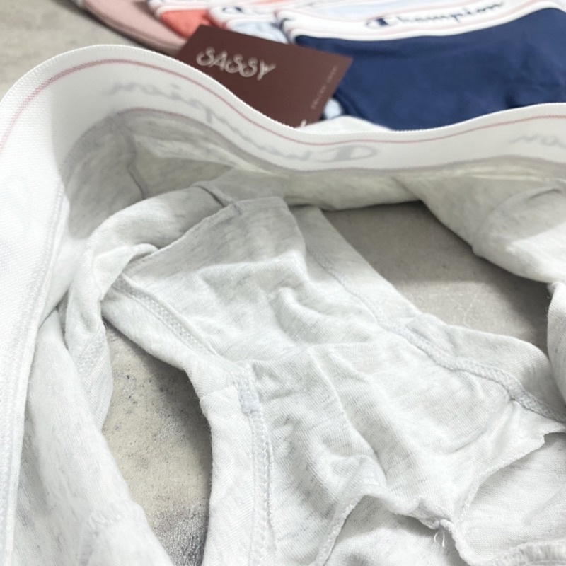 Quần lót tam giác mông nữ cotton thoải mái đai hãng CHAMPION xuất dư cho nữ