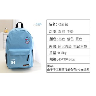 Balo thời trang vải  BTS loại đẹp