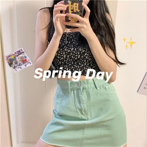 Áo Hai Dây Xếp Ly Họa Tiết Hoa Thời Trang Mùa Hè Cho Nữ