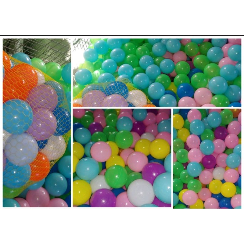 Túi 100 Bóng nhựa cho bé cao cấp nhiều màu ( hàng sản xuất tại Việt Nam) .