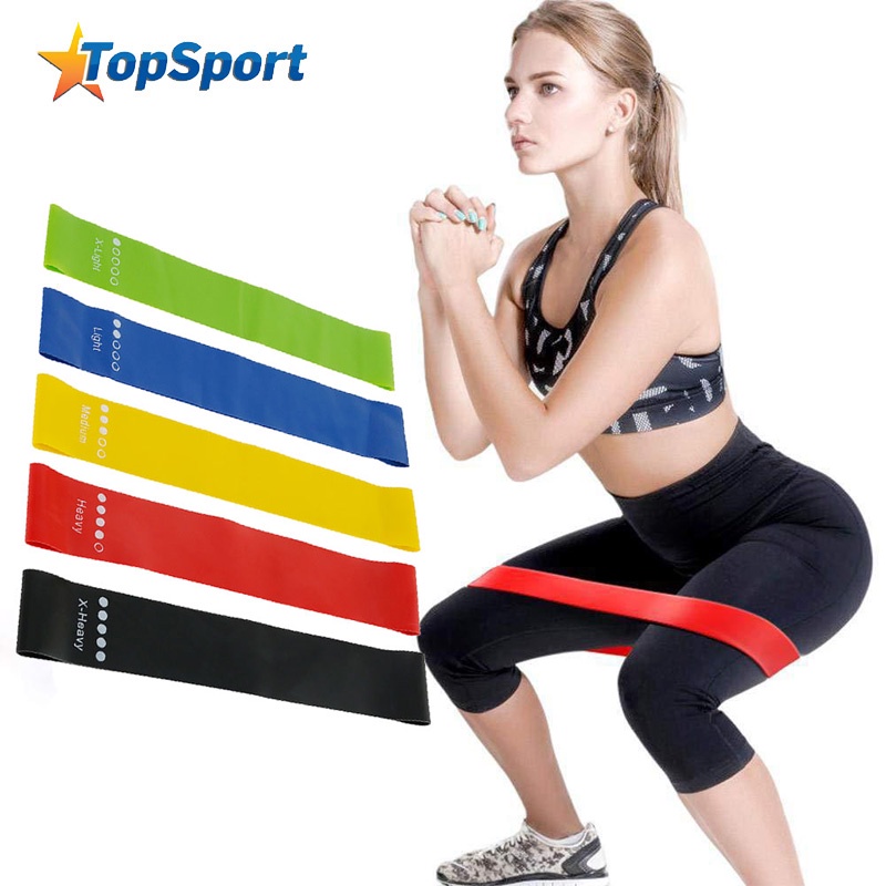 Dây kháng lực tập gym mini band Bendu PK5109 hỗ trợ tập chân, đùi, mông, tay