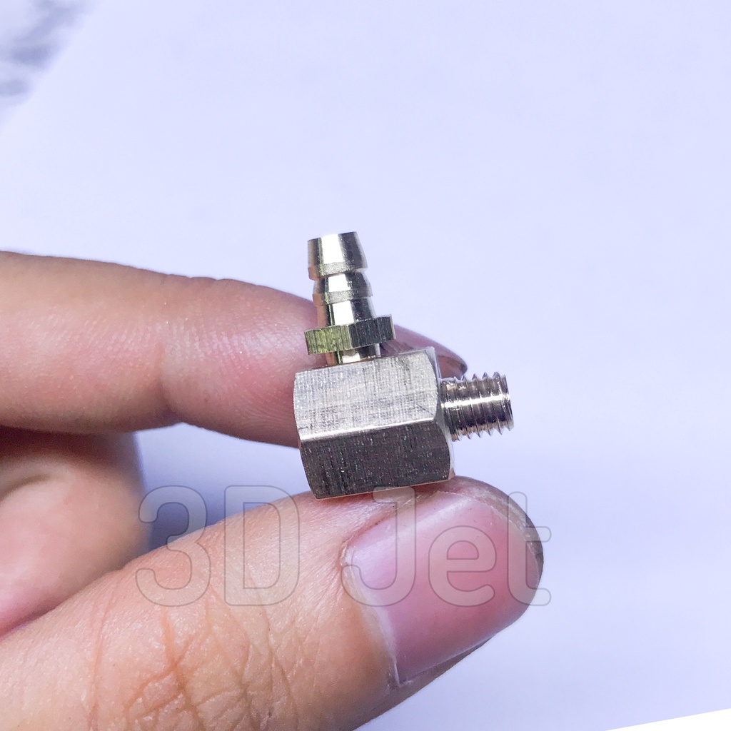 Đầu nối ống nước Mini chữ L, đầu ren nối ống ,ốc đuôi chuột, ốc ruồi nước chữ L