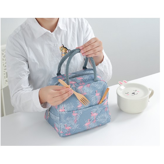 Túi giữ nhiệt hình hạc- Túi đựng hộp cơm nhỏ gọn, xinh xắn