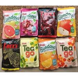  AMMYFOOD - Thùng 50 gói trà teago  t-rexx oishi  nước Oishi gói 200ml -Thỏa bừng vị&mức tưng bình 