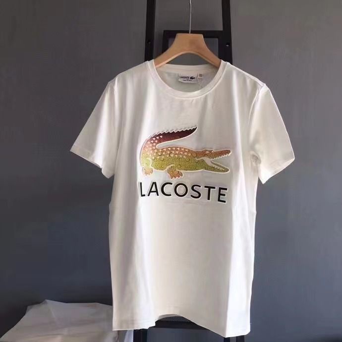 Áo Thun Cotton Nguyên Chất In Chữ Và logo Cá Sấu Sành Điệu Dễ Phối Đồ Size S-5XL