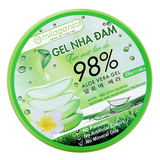 COMBO GEL DƯỠNG ẨM MILAGANICS NHIỀU LỰA CHỌN ( LÔ HỘI, TRÀ XANH)