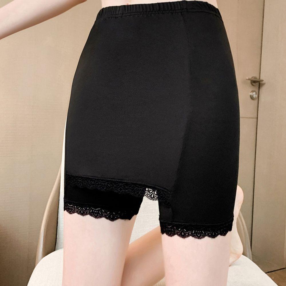 IVORY Quần lót bảo vệ cạp cao co giãn đàn hồi thoáng khí 2 lớp nhiều màu size lớn thời trang nữ mùa hè
