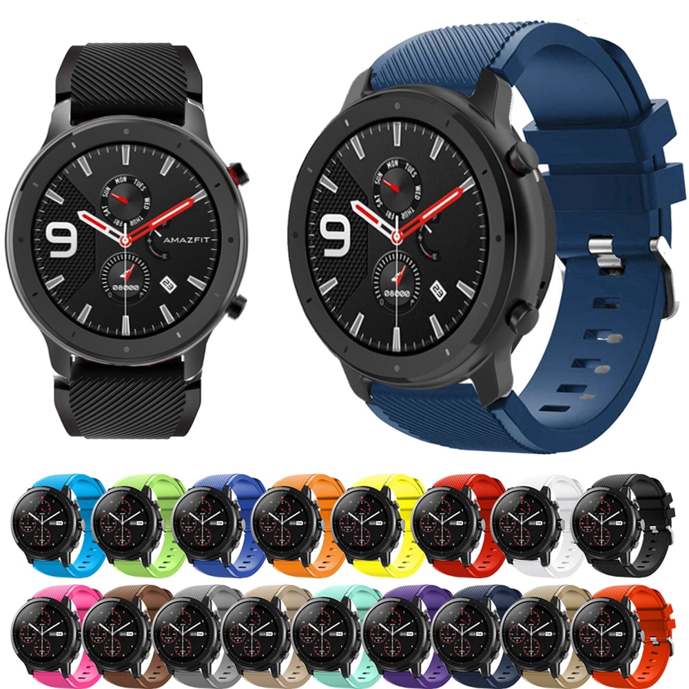 Dây Đeo Thay Thế Chất Liệu Silicon Thiết Kế Nhiều Lỗ Thời Trang Cho Huami Amazfit Gtr 47mm / Galaxy Watch 46mm / Samsung Gear S3